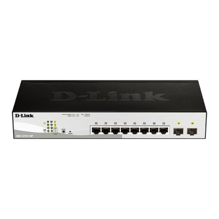 D-Link 10-Port Gigabit Switch DGS-1210-10P - High-Performance Networking for Efficient Connectivity